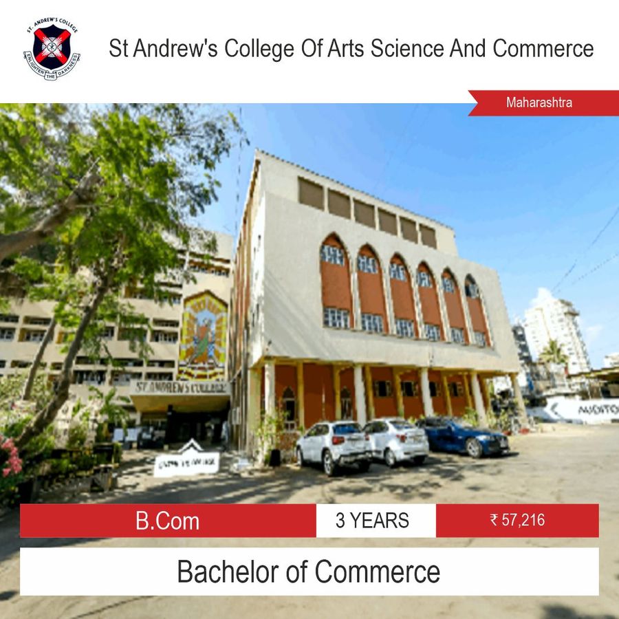Bachelor of Commerce (B.Com) at St Andrew's College Of Arts Science And Commerce, Mumbai